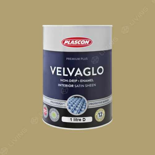 картинка Краска Plascon VELVAGLO WB цвет Green Gold арт.Y6-C1-3 от LIVING