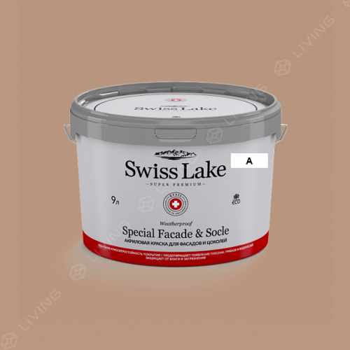 картинка Краска Swiss Lake Special Faсade & Socle цвет bakelite №792 от LIVING