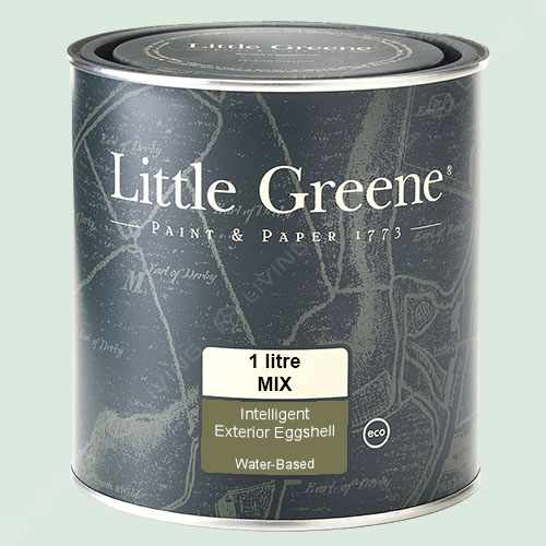 картинка Краска Little Greene Intelligent Exterior Eggshell цвет Aquamarine Light №283 от LIVING
