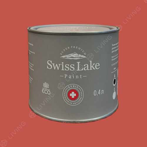 картинка Краска Swiss Lake Wall Comfort 7 цвет FIELD POPPY №1349 от LIVING