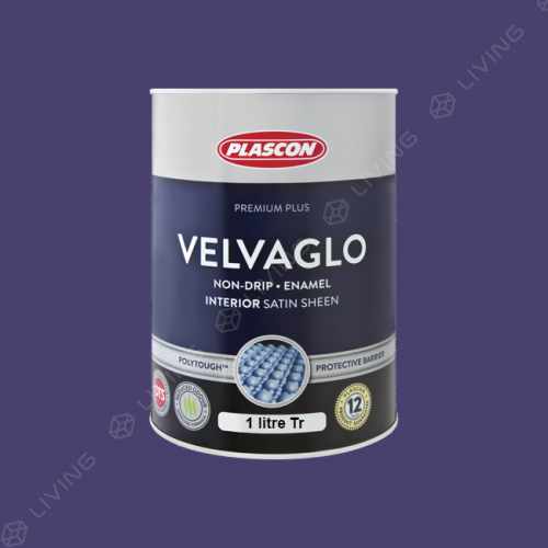 картинка Краска Plascon VELVAGLO WB цвет Purple Stillettos арт.P3-C1-1 от LIVING