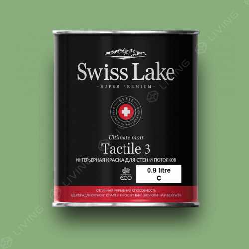 картинка Краска Swiss Lake Tactile 3 цвет Wasabi №2704 от LIVING