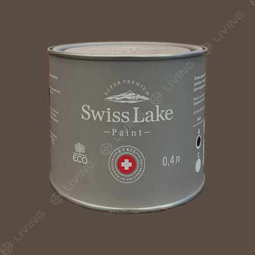 картинка Краска Swiss Lake Wall Comfort 7 цвет black malt №696 от LIVING