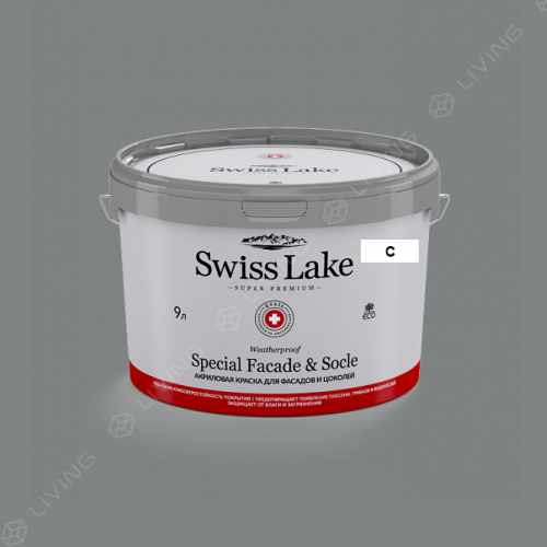 картинка Краска Swiss Lake Special Faсade & Socle цвет goblin №2815 от LIVING