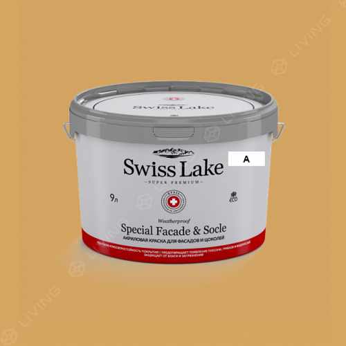картинка Краска Swiss Lake Special Faсade & Socle цвет Apricot Cream №1074 от LIVING