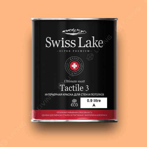 картинка Краска Swiss Lake Tactile 3 цвет Peach №1171 от LIVING