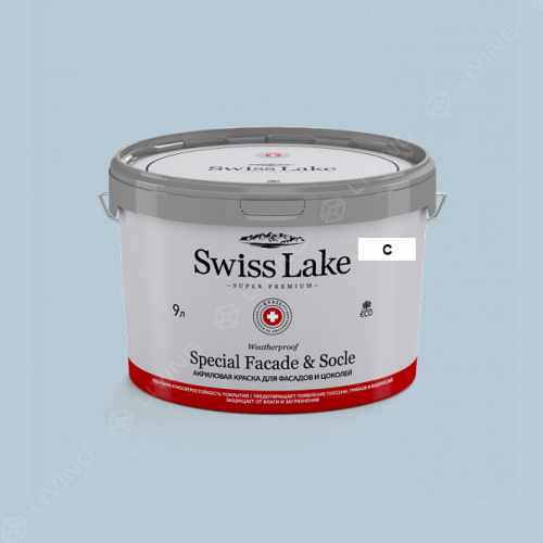 картинка Краска Swiss Lake Special Faсade & Socle цвет french moire №2173 от LIVING