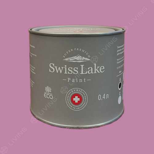 картинка Краска Swiss Lake Wall Comfort 7 цвет WILD GERANIUM №1685 от LIVING