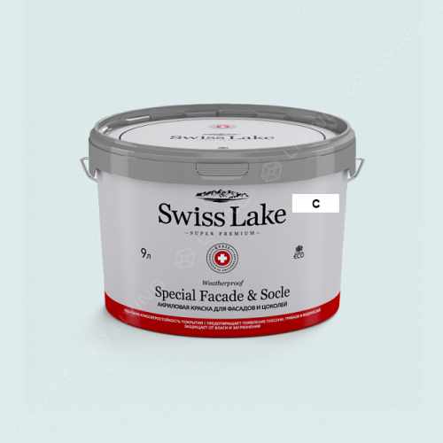 картинка Краска Swiss Lake Special Faсade & Socle цвет ice breeze №2242 от LIVING