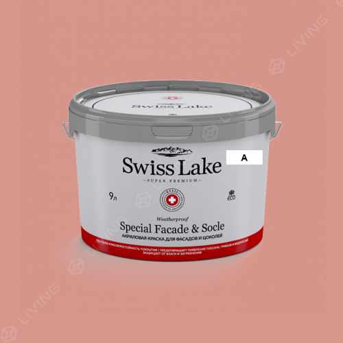 картинка Краска Swiss Lake Special Faсade & Socle цвет peach melba №1466 от LIVING