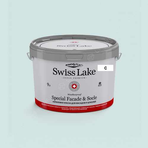 картинка Краска Swiss Lake Special Faсade & Socle цвет marine blue №2235 от LIVING