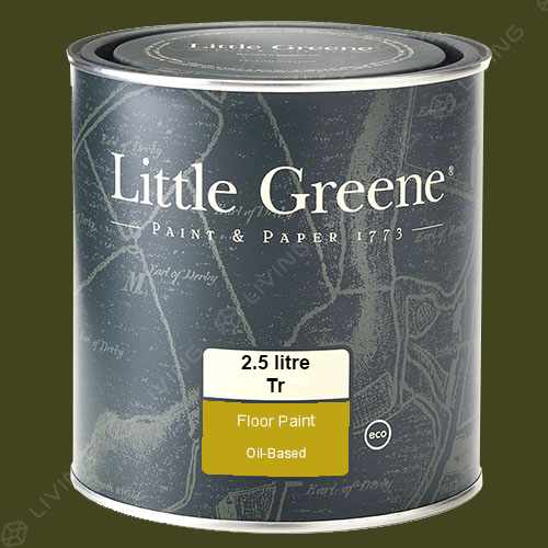 картинка Краска Little Greene Floor Paint цвет Olive Colour №72 от LIVING