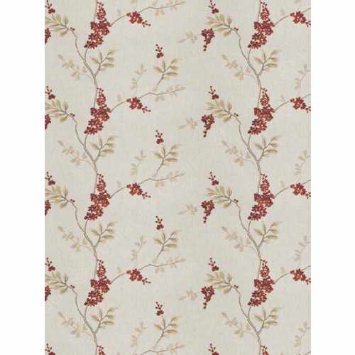 Ткань Fabricut, коллекция: Natural Nuances (5 Books) Sedona, арт. Floral Brook/Garnet, Индия