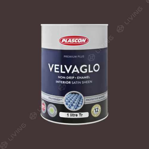 картинка Краска Plascon VELVAGLO WB цвет Black Bean арт.DC-24-71 от LIVING