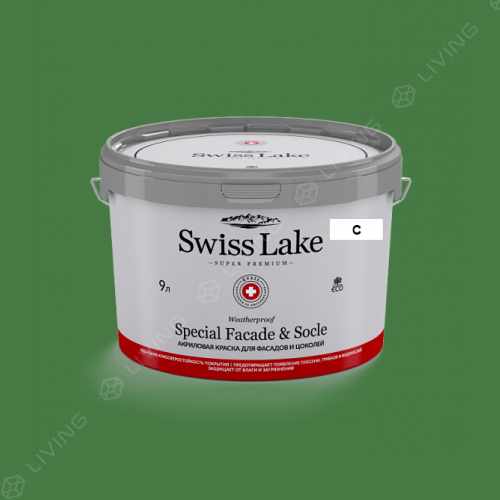картинка Краска Swiss Lake Special Faсade & Socle цвет Egyptian amulet №2498 от LIVING