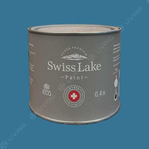 картинка Краска Swiss Lake Wall Comfort 7 цвет BLUE OASIS №2070 от LIVING