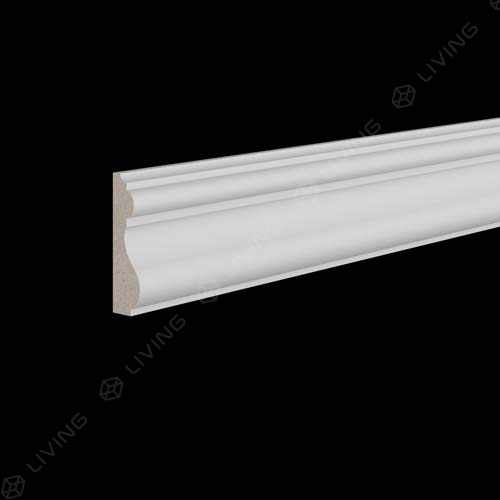 Молдинг Ultrawood, белый, арт. U 0009 p, (200 х 5,5 х 1,5) см Россия