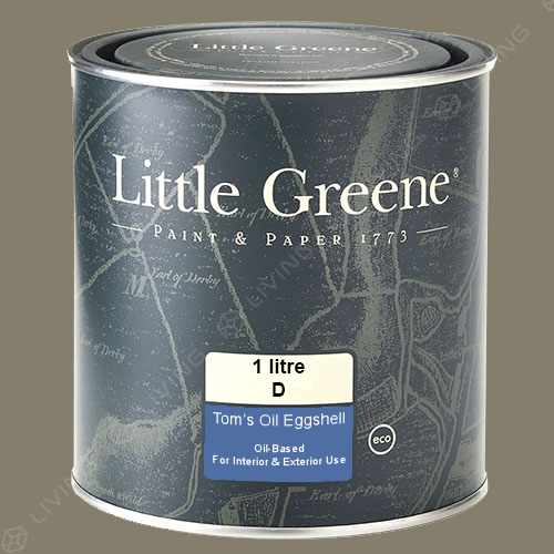 картинка Краска Little Greene Toms Oil Eggshell цвет Silt №40 от LIVING