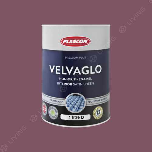 картинка Краска Plascon VELVAGLO WB цвет Berry Crush арт.R1-D1-2 от LIVING