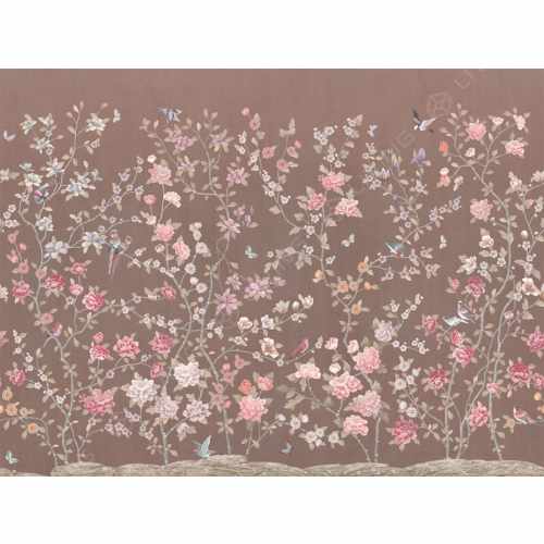 картинка Фреска Affresco, коллекция Цветариум, арт. Chinese garden Color 4 Россия от LIVING