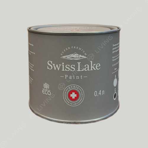 картинка Краска Swiss Lake Wall Comfort 7 цвет Metallic white №2874 от LIVING