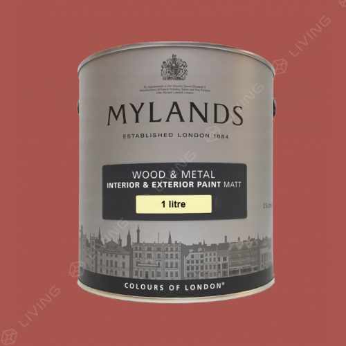 картинка Краска Mylands Wood&metal matt цвет Mortlake Red №290 от LIVING