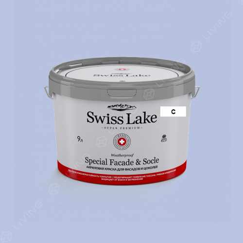 картинка Краска Swiss Lake Special Faсade & Socle цвет lake reflection №1924 от LIVING