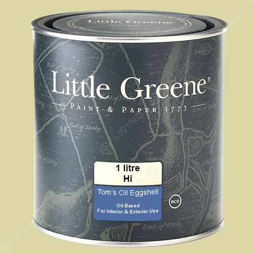 картинка Краска Little Greene Toms Oil Eggshell цвет Olive Oil №83 от LIVING