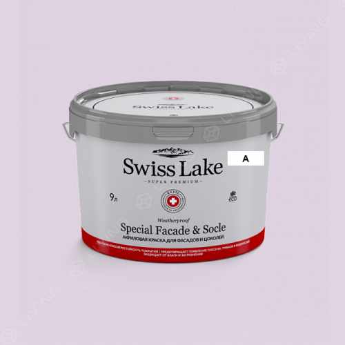 картинка Краска Swiss Lake Special Faсade & Socle цвет ROSE STAIN №1657 от LIVING