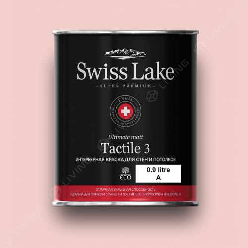 картинка Краска Swiss Lake Tactile 3 цвет rosebush №1286 от LIVING