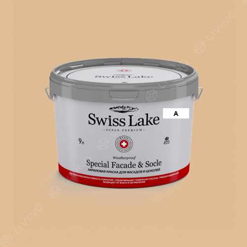 картинка Краска Swiss Lake Special Faсade & Socle цвет Amandine №1218 от LIVING