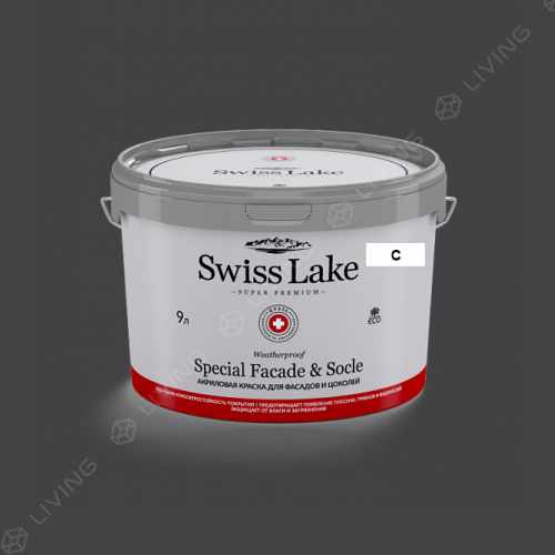 картинка Краска Swiss Lake Special Faсade & Socle цвет Night Party №2993 от LIVING