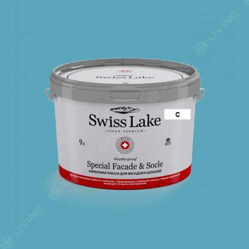 картинка Краска Swiss Lake Special Faсade & Socle цвет bluebell №2119 от LIVING