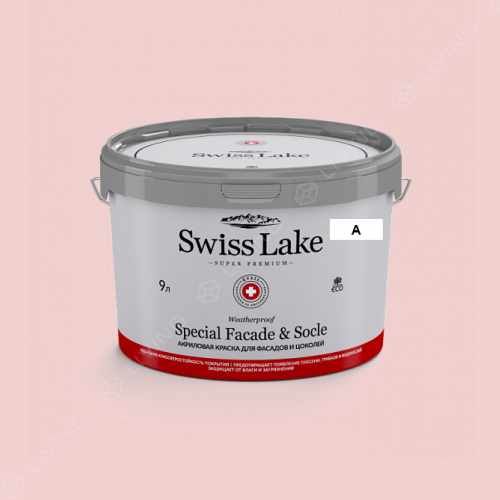 картинка Краска Swiss Lake Special Faсade & Socle цвет Pink Lipstick №1308 от LIVING