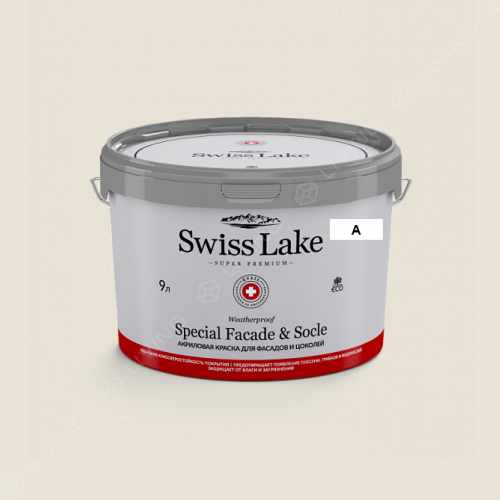 картинка Краска Swiss Lake Special Faсade & Socle цвет fresh beige №80 от LIVING
