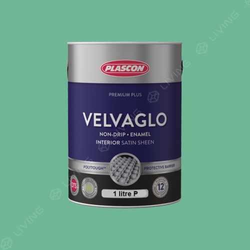 картинка Краска Plascon VELVAGLO цвет Wildness Mint арт.G4-B1-3 от LIVING