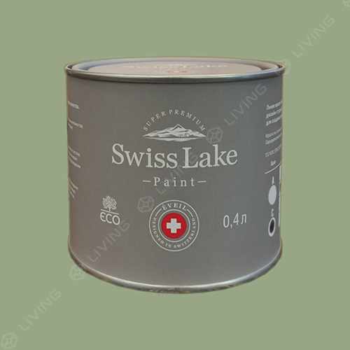 картинка Краска Swiss Lake Wall Comfort 7 цвет SEA GREEN №2685 от LIVING