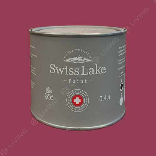 картинка Краска Swiss Lake Wall Comfort 7 цвет merlot №1390 от LIVING
