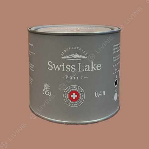 картинка Краска Swiss Lake Wall Comfort 7 цвет leather brow №1599 от LIVING