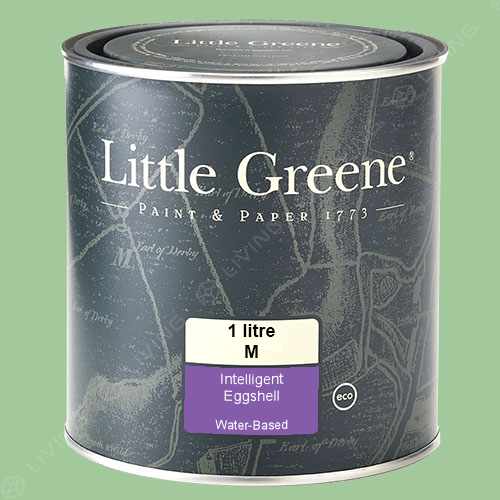 картинка Краска Little Greene Intelligent Eggshell (Acrylic Eggshell) цвет Spearmint №202 от LIVING