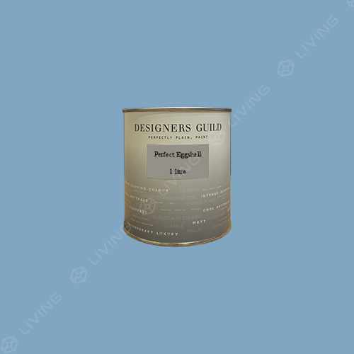 картинка Краска Designers Guild Perfect Eggshell цвет BORAGE FLOWER BLUE №46 от LIVING