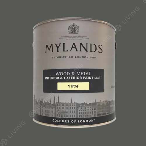 картинка Краска Mylands Wood&metal matt цвет Leadenhall №118 от LIVING