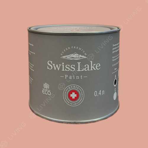 картинка Краска Swiss Lake Wall Comfort 7 цвет Palatable salmon №1463 от LIVING