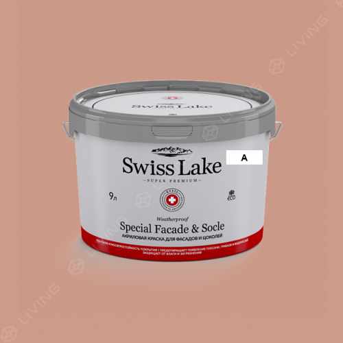 картинка Краска Swiss Lake Special Faсade & Socle цвет opal fire №1601 от LIVING