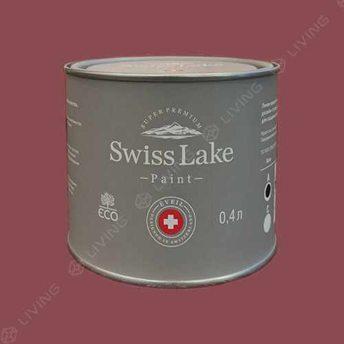 картинка Краска Swiss Lake Wall Comfort 7 цвет fire brick №1419 от LIVING