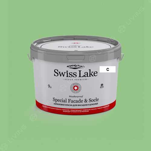 картинка Краска Swiss Lake Special Faсade & Socle цвет MAY APPLE №2494 от LIVING