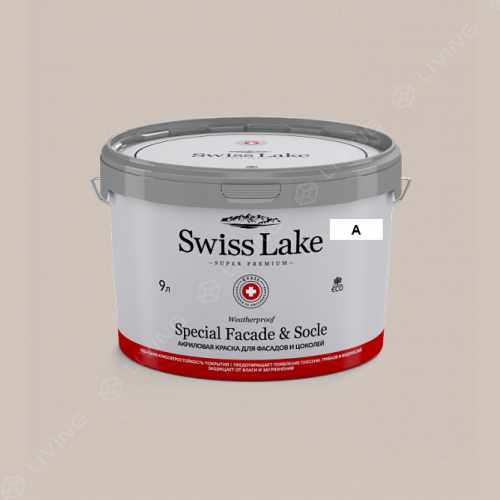 картинка Краска Swiss Lake Special Faсade & Socle цвет bungalow beige №390 от LIVING