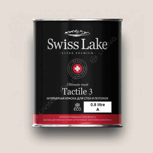 картинка Краска Swiss Lake Tactile 3 цвет shell №601 от LIVING