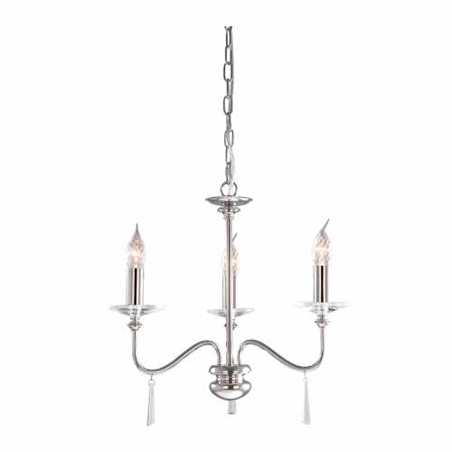 картинка Люстра Elstead Lighting коллекция Finsbury Park, арт. FP3-POL-NICKEL от LIVING