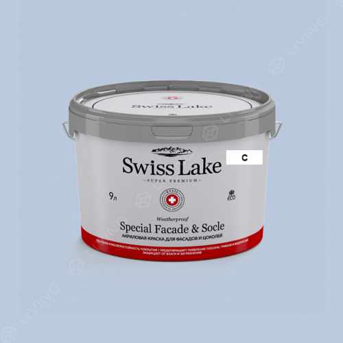 картинка Краска Swiss Lake Special Faсade & Socle цвет teal №1951 от LIVING